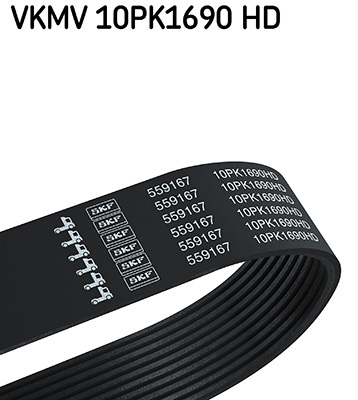Curea transmisie cu caneluri VKMV 10PK1690 HD SKF